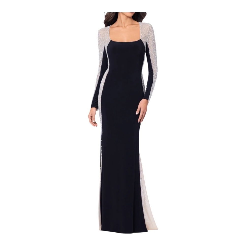 Escape JILLIAN" LONG SLEEVE CAVIAR DRESS